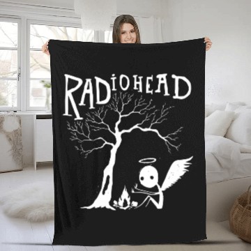 Discover Radiohead Under White Tree Baseball Tees Fleece Blankets