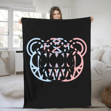 Discover Radiohead Distort Head Baseball Tees Fleece Blankets
