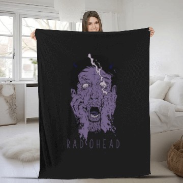 Discover Radiohead Screaming Baseball Tees Fleece Blankets