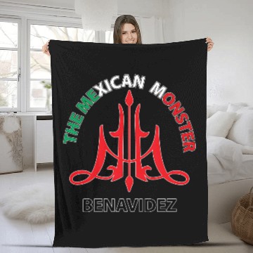 Discover DAVID BENAVIDEZ THE MEXICAN MONSTER Fleece Blankets
