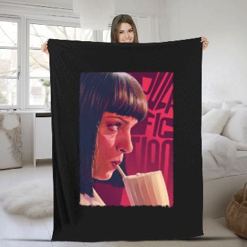 Discover 001. Pulp Fiction BK Fleece Blankets