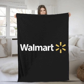 Discover Walmart Logo Active Baseball Jerseys Fleece Blankets