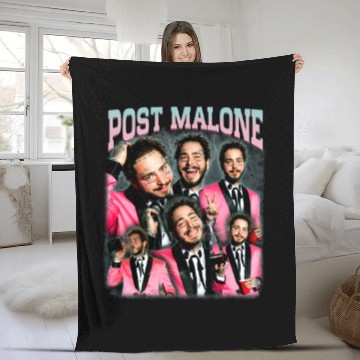 Discover post malone Fleece Blankets post malone Fleece Blankets