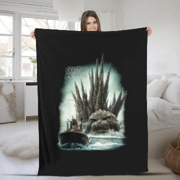 Discover god zilla MINUS ONE: THE CHASE - Fleece Blankets