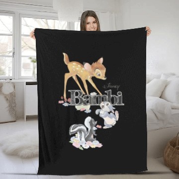 Discover Disney Bambi Classic Group Shot Fleece Blankets