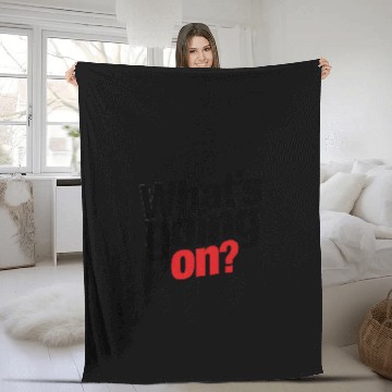 Discover Hey, what's going on? Fleece Blankets