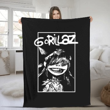 Discover Gorillaz Noodle Fleece Blankets