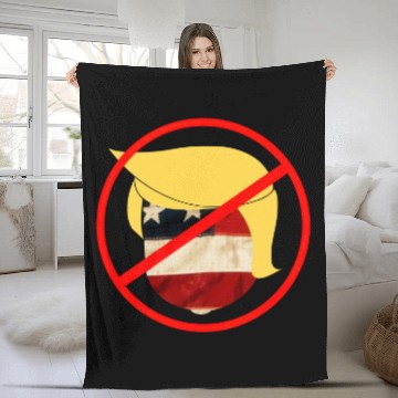 Discover anti trump - dump trump 2020 Fleece Blankets