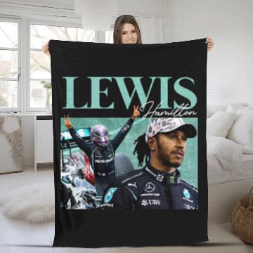 Discover Lewis Hamilton Fleece Blankets