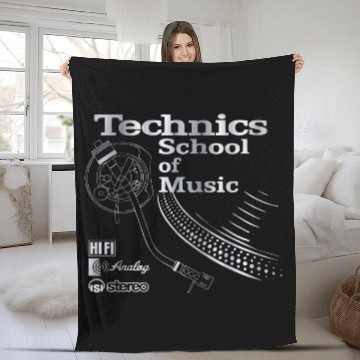 Discover old school technics Fleece Blankets