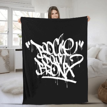 Discover Boogie Down Bronx "The birthplace of Hip-Hop" Fleece Blankets