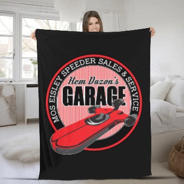 Discover Mos Eisley SpeederService Fleece Blankets