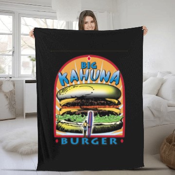 Discover Big Kahuna Burger Fleece Blankets