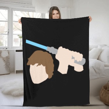 Discover Luke Skywalker Lightsaber Fleece Blankets