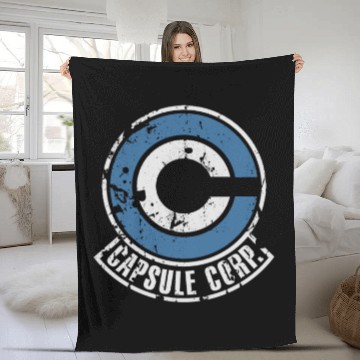 Discover CAPSULE CORP Fleece Blankets