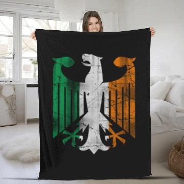 Discover Irish German Eagle Fleece Blankets
