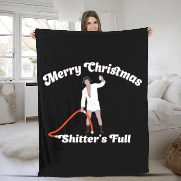 Discover Cousin Eddie - Shitter's Full! Fleece Blankets