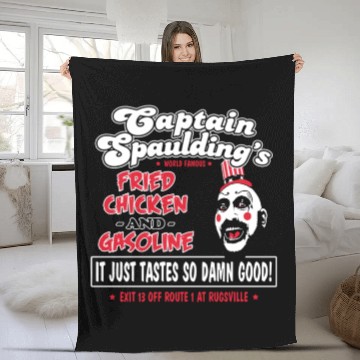 Discover Funny captain spaulding for president Fleece Blankets