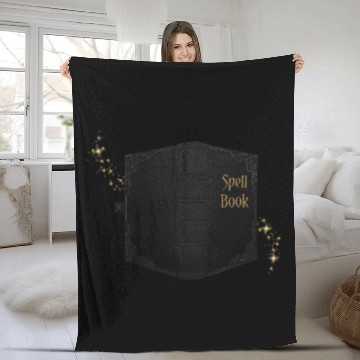 Discover Spell Book Fleece Blankets
