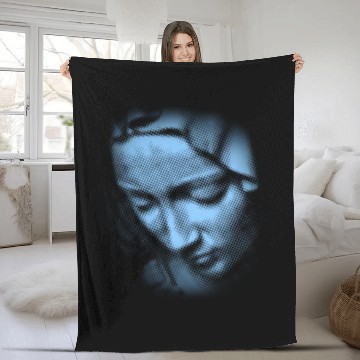 Discover Mother Mary Fleece Blankets