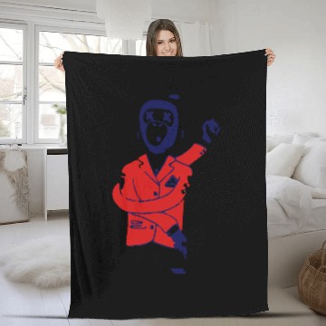 Discover Drunk Monkey Fleece Blankets