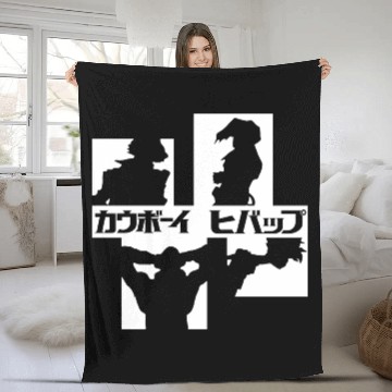 Discover Cow Bebop Fleece Blankets