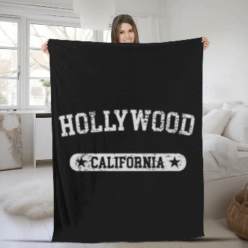 Discover Hollywood California Fleece Blankets