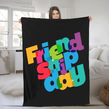 Discover colorful-friendship-day Fleece Blankets