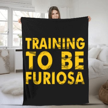 Discover Training to be Furiosa Mad Max Fury Road Fleece Blankets