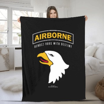Discover 101st Airborne Division Baseball Jerseys Fleece Blankets