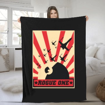 Discover rogue one Fleece Blankets
