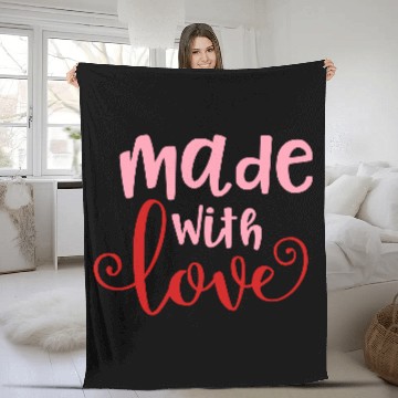 Discover Made With Love Baby Infant Valentine Fleece Blankets