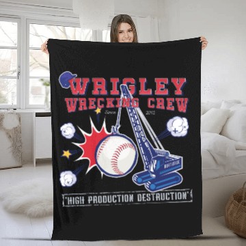 Discover Wrigley Wrecking Crew Fleece Blankets