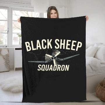 Discover Black Sheep Squadron Fleece Blankets