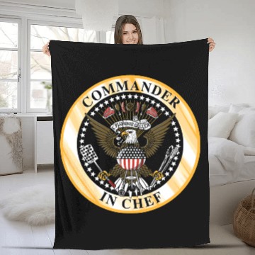Discover Commander in Chef Fleece Blankets