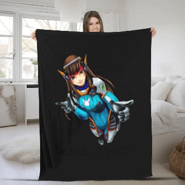 Discover Overwatch Dva Fleece Blankets