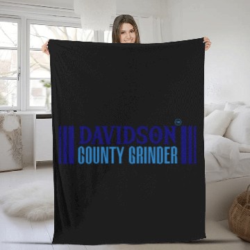 Discover DAVIDSON COUNTY GRINDER Fleece Blankets