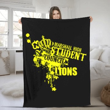 Discover MARSHALL HIGH STUDENT COUNCIL LIONS Fleece Blankets