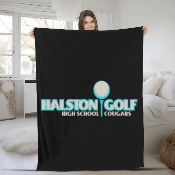 Discover Halston Golf High School Cougars Fleece Blankets