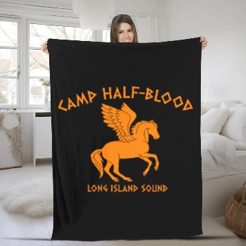 Discover Camp Half Blood Fleece Blankets