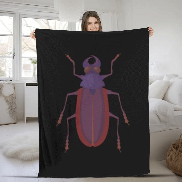 Discover Bug Fleece Blankets