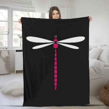 Discover Dragonfly Fleece Blankets