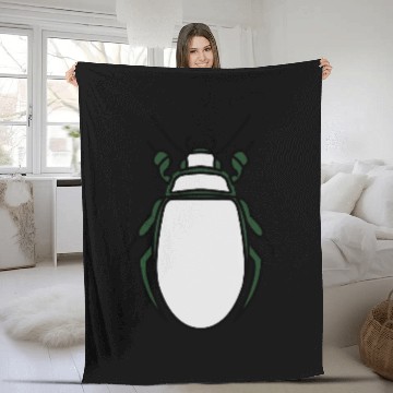 Discover Bug Fleece Blankets