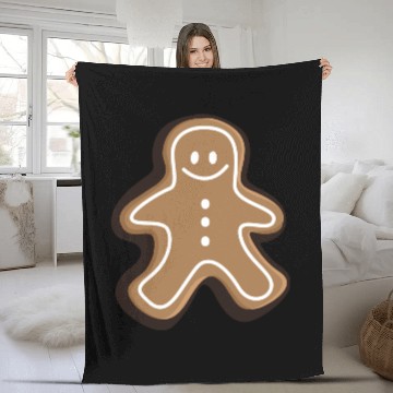Discover Gingerbread man Fleece Blankets