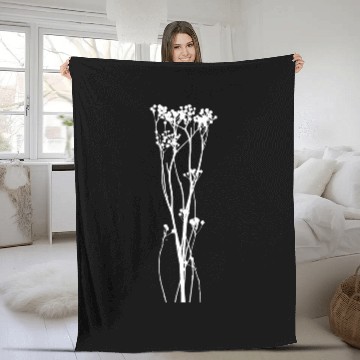 Discover grass plant Fleece Blankets