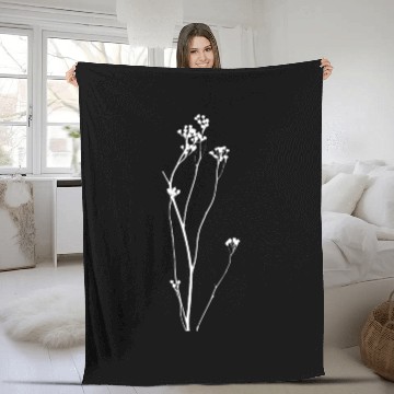 Discover grass plant Fleece Blankets