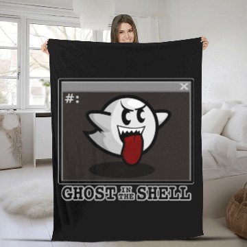 Discover ghost in the shell Fleece Blankets