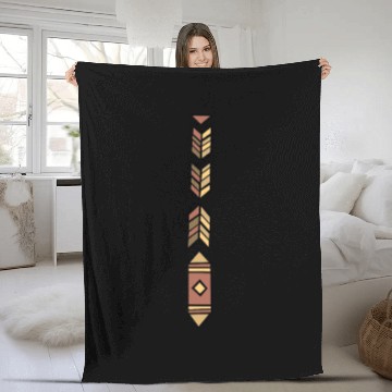 Discover Native American Symbol Fleece Blankets