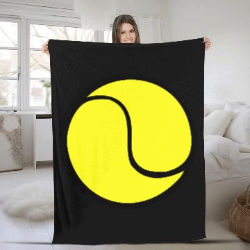 Discover tennis ball Fleece Blankets