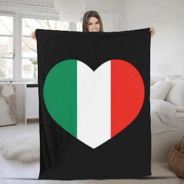 Discover Love Italian football Fleece Blankets